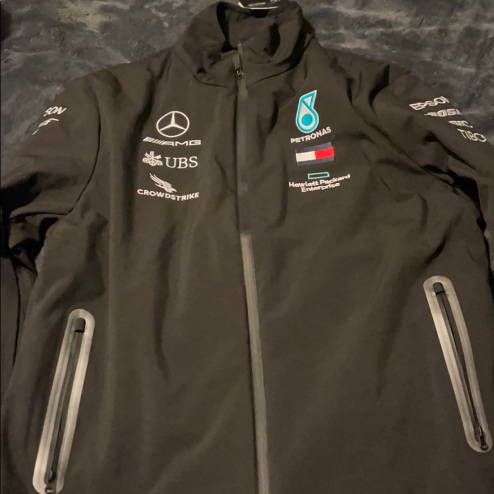 Mercedes petronas Lewis Hamilton track jacket